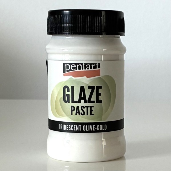 Glaze Paste (Glasurpaste) Olive Gold Irisierend 100m P43538
