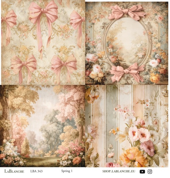 Designpapier "Spring 1 / Ostern"