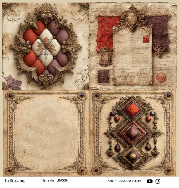 Designpapier "Harlekin 3"