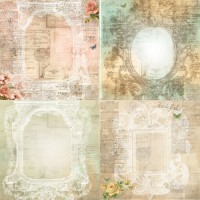 Designpapier mit Silberdruck 01 Designpapier mit Silberdruck 01