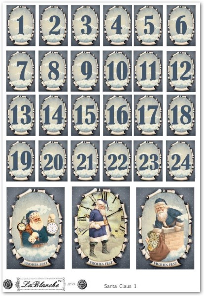 Keramikpapier "Santa Claus 1"