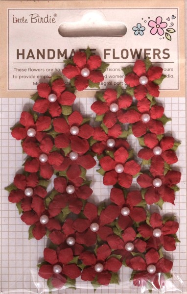 Papierblumen "Elira" Cardinal Red 24 St CR103064