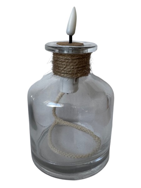 LED Lampe inkl. Flasche - klar