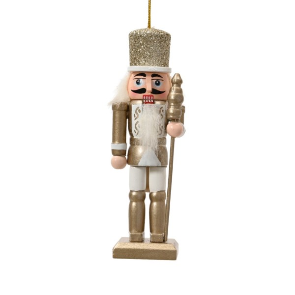 Deko Figur Nussknacker mit Glitzerhut - 12,5 cm K513012-a