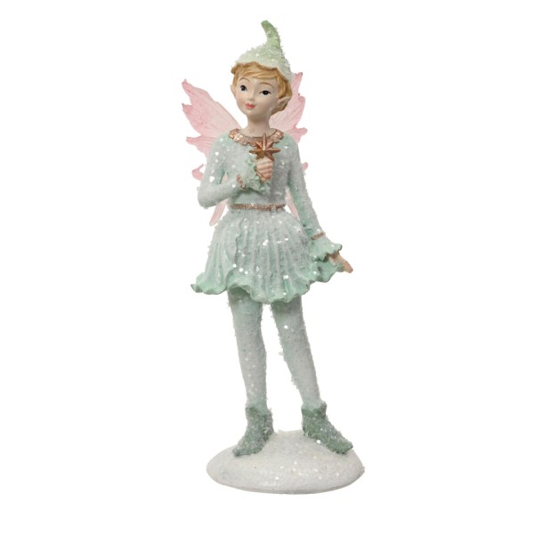 Dekofigur "Elfe mit Stern" - 14,7cm K703617-a