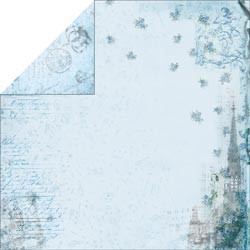 Designpapier "Blue Cathedral" (30,5 x 30,5 cm)