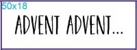 Stempel "Advent..." Stempel "Advent..."