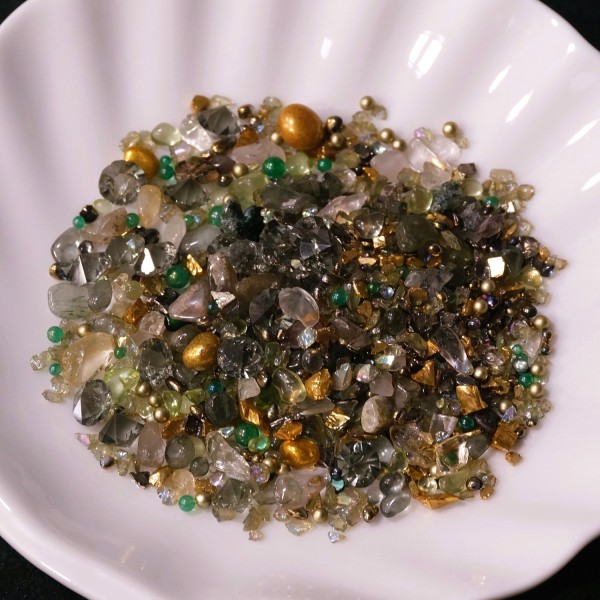 Dekostein-Sortierung "Emerald“ – Grün