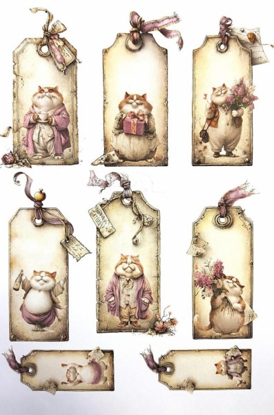 Natural Papier "Anhänger" NP048