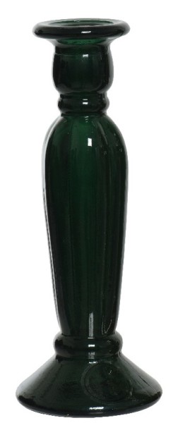 Kerzenhalter "Glas" - dunkelgrün