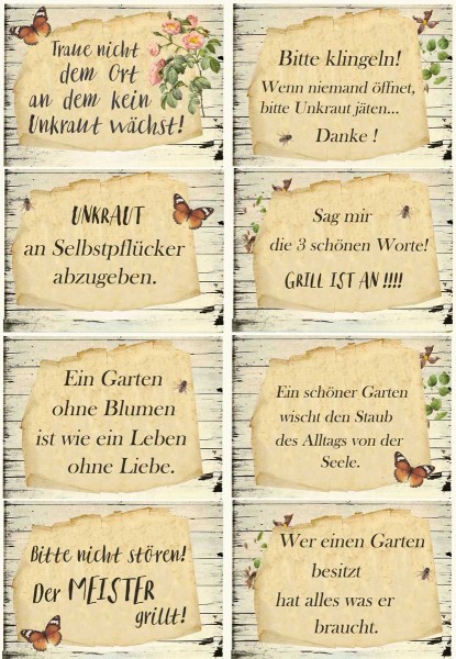 Decoupagepapier "Cottage" 1