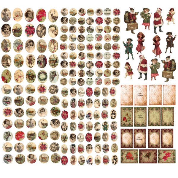 Keramikpapier Set "By Nature" 6 Bogen KPB194-Set