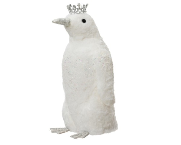 Figur "Pinguin mit Krone" (30cm)