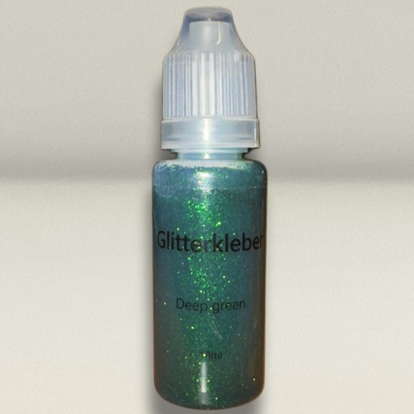 Glitterkleber Deep Green / Dunkelgrün 18ml