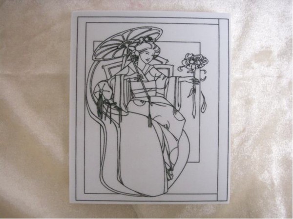 Stempel "Asiatin" 1
