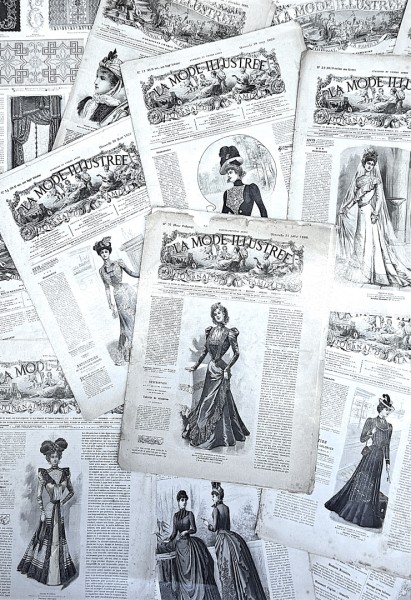 Decoupagepapier "Zeitschriften"