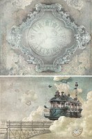 Decoupagepapier "Steampunk" 3 Decoupagepapier "Steampunk" 3