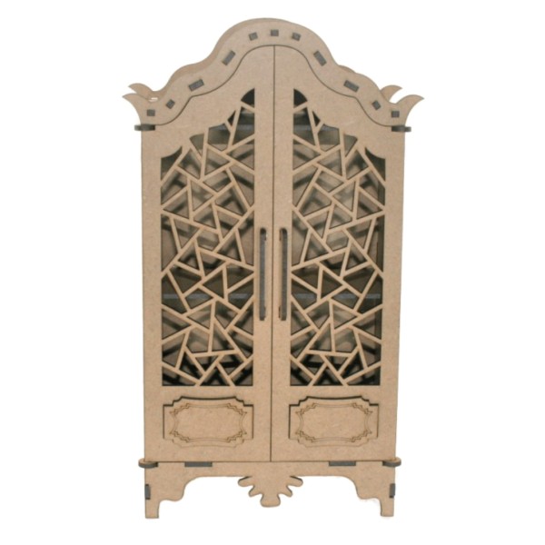 MDF Miniatur Schrank - 30cm SMBV041S
