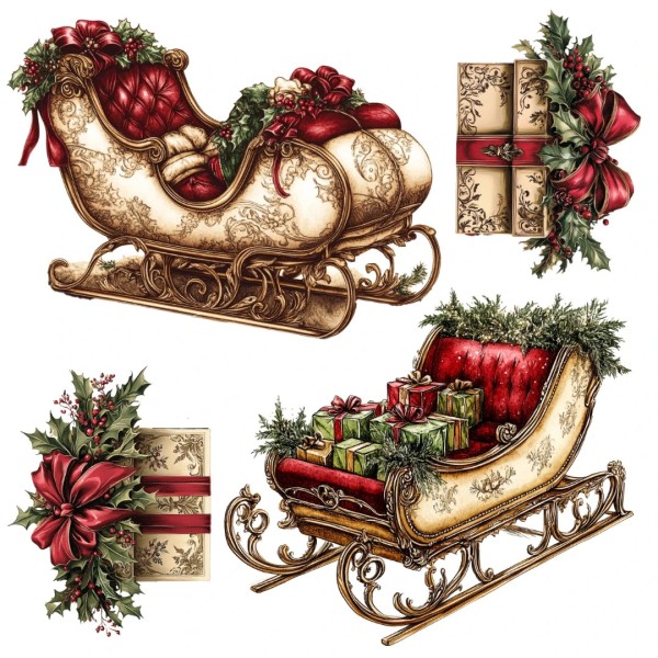 Porzellansticker "Weihnachten 2025" 3
