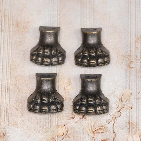 Metallfüße "Pfoten" 4 Stck