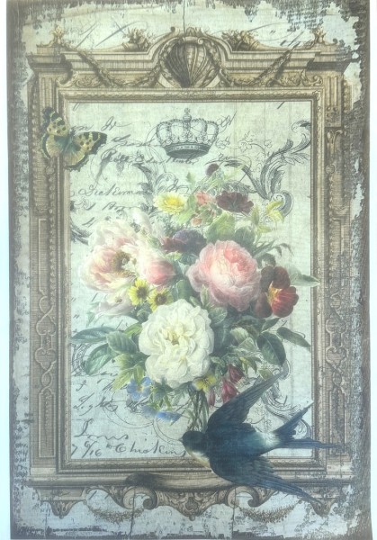 Decoupagepapier "Großer Rahmen"