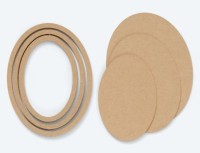 MDF Rahmenset Oval 3 Stck LB-MDF696 MDF Rahmenset Oval 3 Stck LB-MDF696