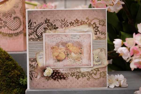 Natural Papier "Flowers III"