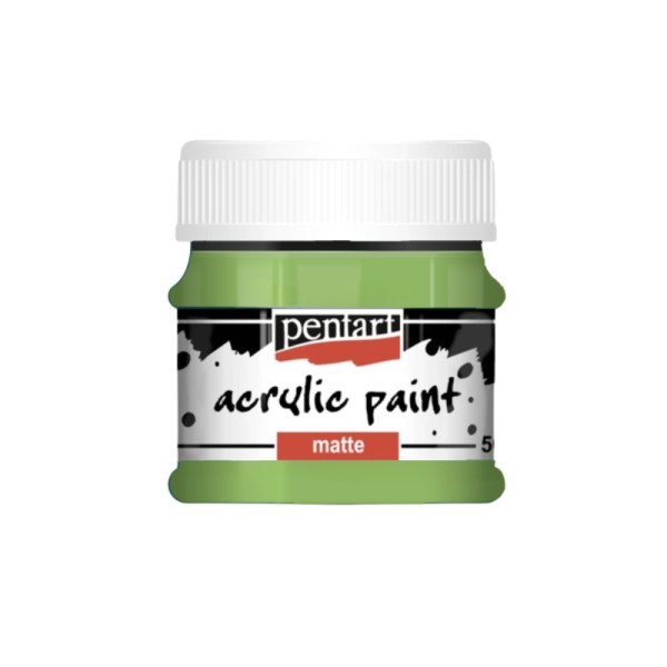 Acrylfarbe matt - Blattgrün - 50ml