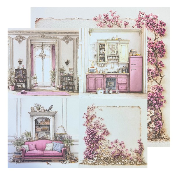 Designpapier "Theodor" 1 LBA353