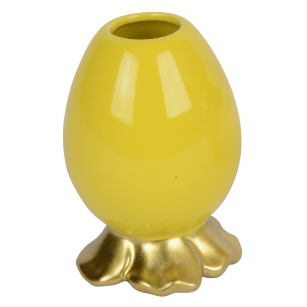Keramikvase "Ei" Klein, Gelb, bright K874340b