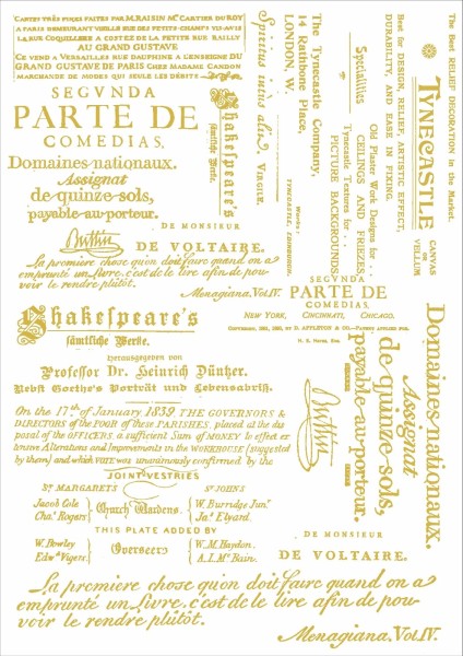 Gold Transfermotiv "Schriften 2025" 3
