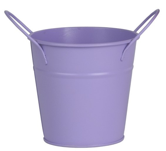 Zinktopf für Draußen 10,6cm - Lila K870744-a