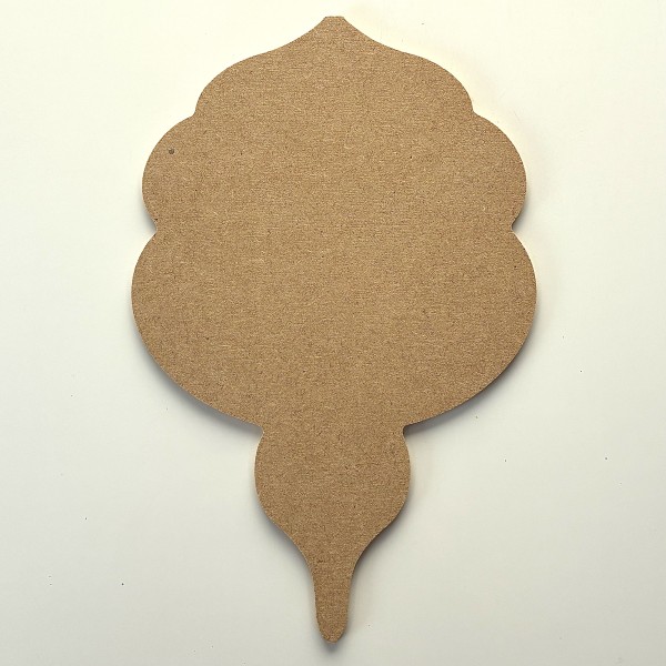 MDF Holzschild "Weihnachtskugeln" - Variante 2