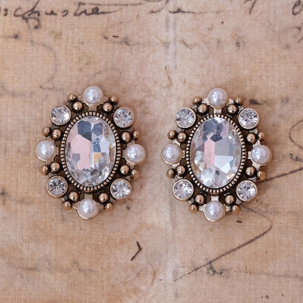 2er Set Schuckornamente m. Perle aus Metall