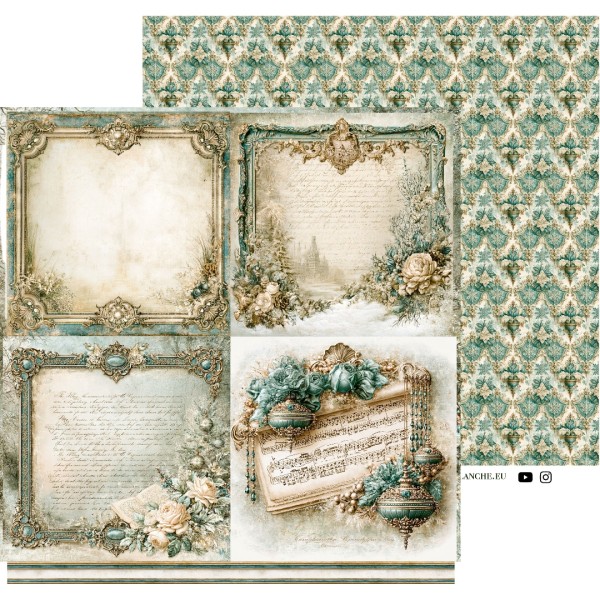 Designpapier "Viktorian Christmas" 5 LBA361