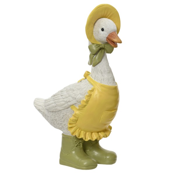 Deko Gans aus Resin "Mit Hut" - 26cm K874220-a