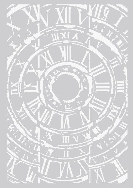 LB Schablone 28 - Uhr LBB-213