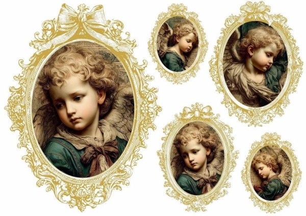 Wasser-Transfer "Engel und Ornamente" - 2