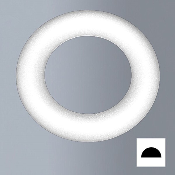 Styropor-Ring 15cm (rücks. flach)