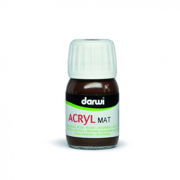 darwi Acrylfarbe - Dunkelbraun