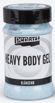 Heavy Body Gel Gletscherblau, Glänzend