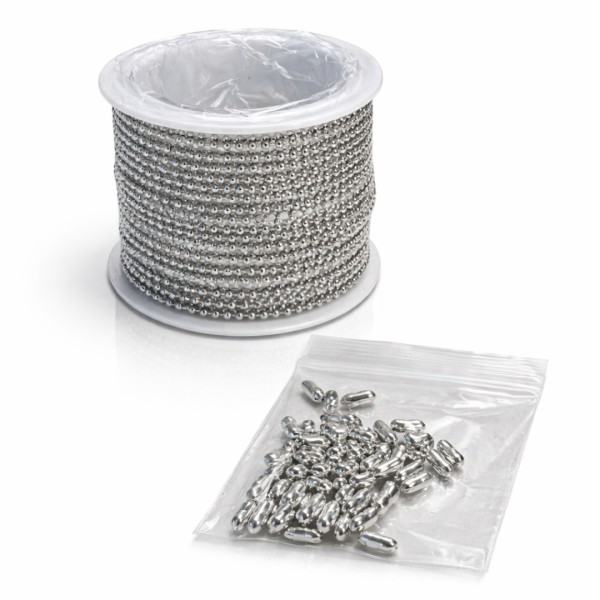 Kugelkette 6 Meter / 1,5 mm - Silber