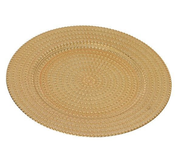 Deko Teller Gold - 33cm K600988