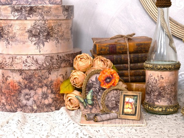 Decoupagepapier "Vintage Background" 2