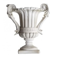 Vase im Barock Stil - weiß Vase im Barock Stil - weiß