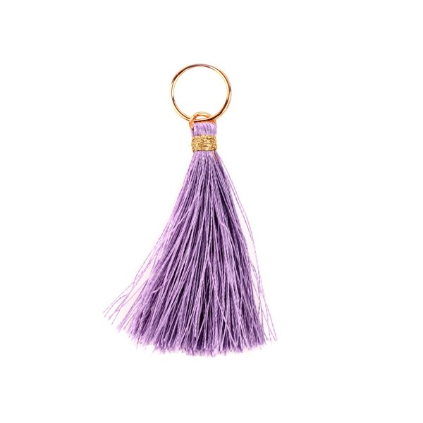 12x Quasten "Tassel" lila