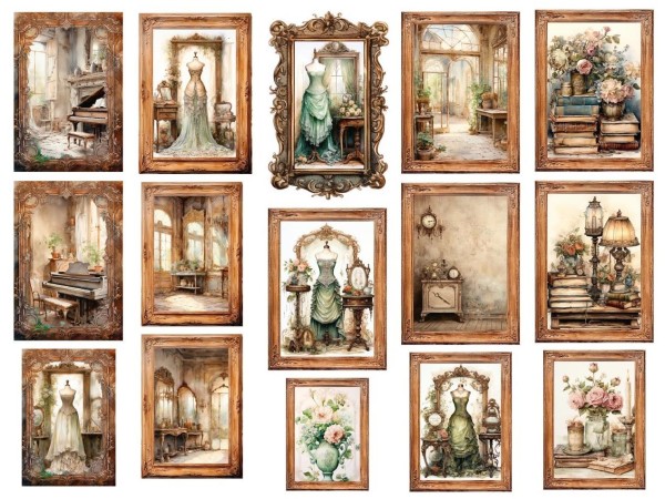 Tags "Faded Flowers/Empty Rooms" (5 Stk.)