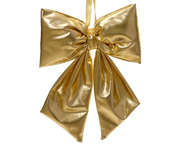 XL Schleife aus Polyester 31cm - Gold K537424
