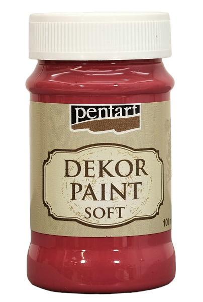 Dekor-Farbe chalky - cardinal red