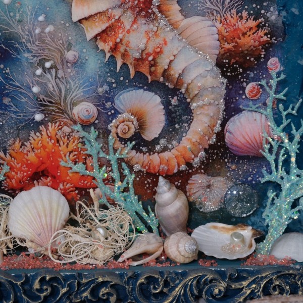 Dekor Perlen - Orange